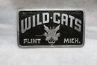 Rare Vintage 1950 60s Wild Cats  Flint Mi. Hot Rod Car Club Plaque
