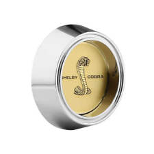 Legendary Wheels Center Cap - Cobra Snake Gold Logo- Chrome