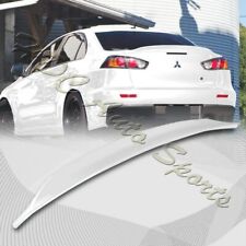For 2008-2017 Mitsubishi Lancer Evo 10 Painted White Rear Trunk Duck Lid Spoiler