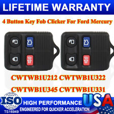 2 Keyless Entry Remote Car 4 Button Key Fob Clicker Transmitter For Ford Mercury