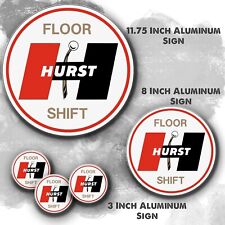 Muscle Car Floor Shifter By Hurst Full Color Design Aluminum Signs