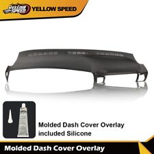 Molded Dash Cover Overlay Black Fit For 1999-2006 Chevy Silverado Sierra New