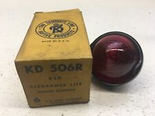Nos Vintage Kd Lamp Red Clearance Beehive Lite Bracket Mounting 506r-12