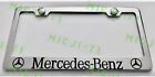 Mercedes Benz Stainless Steel License Plate Frame Rust Free W Bolt Caps