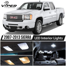 White Led Interior Lights Package Kit For 2007-2013 Gmc Sierra 1500 2500 3500