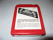 1978 Ford Motor Company Presents Quadrasonic Sound 8 Track Tape Tested Works