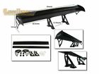 Gt Wing Type S Aluminum Universal Double Deck Rear Spoiler Black For Acura