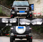Abs Chrome Front And Rear Bumper Corners Trim6 For Toyota Fj Cruiser 2007-2014