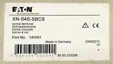 Eaton Xn S4s Sbcs Screw Terminal Block 140091 85 50 225208
