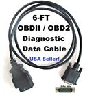 Replacement Obd2 Obdii Scanner Data Cable 4 Actron Elite Autoscanner Pro Cp9190