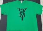 New Vintage V8 Logo T-shirt Script Fordchevy Plymouth Pontiac Emblem Nos Conv 
