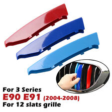 Front Grille Grill Cover Strips Clip Trim For Bmw 3 Series E90 Car Accessories A