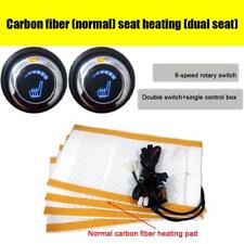Seats Carbon Fiber Heated Seat Heater Pad Kit Car Cushion Switch 12v Universal
