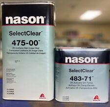 Nason 475-00 Select Clear High Image Urethane Clear With Nason 483-71 Activator