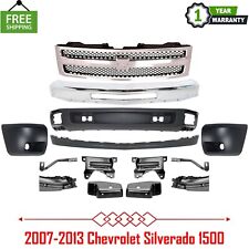 Front Bumper Grille Assembly With Brackets 2007-2013 Chevrolet Silverado 1500