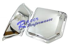 Chevy Chrome Th-350 Th350 Turbo 350 Transmission Pan Flex Plate Cover Combo V8