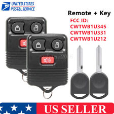 2 Remote For 2004 2005 2006 2007 2008 2009 2010 Ford Explorer Sport Trac Key