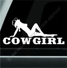 Cowgirl Sexy Bumper Sticker Vinyl Decal Country Girl Off Road Truck Suv Laptop