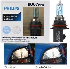 Philips Crystal Vision Platinum 9007 6555w Two Bulbs Head Light Dual Beam Lamp