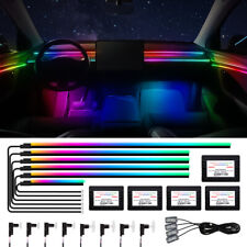 6101418 In 1 Car Ambient Lights Symphony Rgb 64 Colors Led Interior Strips