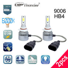 2 Bulbs Gp Thunder Led Headlight 9006 Hb4 6000k Low Beam Bulb White Pair Bright