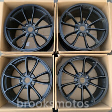 17 New Satin Black Gt3 Style Forged Wheels Rims Fit Porsche 911 930 17x7 17x9