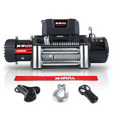 X-bull Electric Winch 12v 12000lbs Steel Cable Towing Truck Off-road 4wd