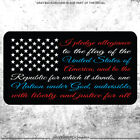 American Flag Sticker Pledge Of Allegiance Vinyl Truck Usa Decal Red White Blue