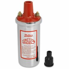 Mallory 29219 Performance Ignition Coil Chrome Canister Red Top Unilmbi 1.4ohm