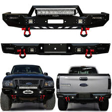 Vijay Fit 1993-1997 Ford Ranger Front Or Rear Bumper Wwinch Plate Led Lights