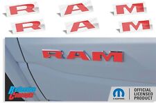 Ram Door Badge Overlay Decal Stickers For 2019-2024 Ram