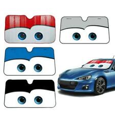 Red Big Eyes Car Windshield Sun Shade Block Front Cover Anti-uv With Suction Cup