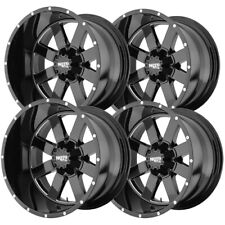 Set Of 4 Moto Metal Mo962 20x10 6x135 -24mm Blackmilled Wheels Rims 20 Inch