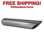 Stainless Steel Polished Exhaust Tip 2.5 Inlet - 3.5 Outlet - 18 Long