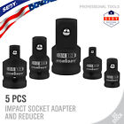 5-pack 38 14 12 34 Drive Ratchet Socket Adapter Reducer Air Impact Set
