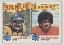 1975 Topps 1974 Nfl Leaders Lawrence Mccutcheon Otis Armstrong 1 Rookie Rc