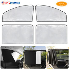 Magnetic Car Sunshade 4pcs Uv Protector Front Rear Side Window Curtain Sun Shade