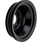 Triple Groove Crank Pulley For Big Block Chevy Long Pump Black