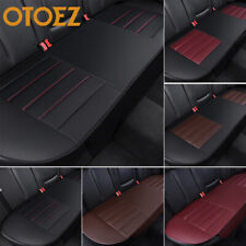 Luxury Pu Leather Car Rear Seat Cover Back Bench Cushion Pad Interior Protector