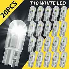 20x Led License Plate Interior Light Bulb Super White T10 194 168 W5w 2825 6000k