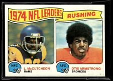 1975 Topps 1974 Rushing Leaders - Lawrence Mccutcheonotis Armstrong Los Angeles