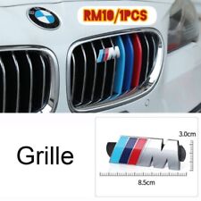 1pc 3d Metal M Power Car Front Grille Emblem Bmw Chrome Badge Emblem For Bmw