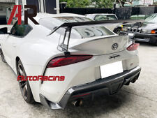 Voltex Style Carbon Fiber Trunk Wing Spoiler Lip Fit Toyota A90 Supra Only