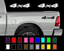 4x4 Decal Set Fits Dodge Ram Dakota Truck Bed Decal Set Vinyl Stickers