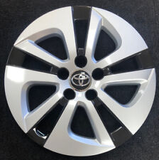 New 2016-2018 Toyota Prius 15 Silver Black Hubcap Wheelcover