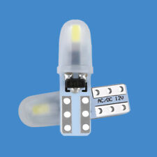 10pcs T5 W3w 12v Led Car Light Bulb For Indicator Instrument Light Makeup Light