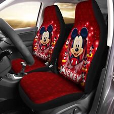 Mickey Mouse Magic Mickey Lovers Gift Red Theme Car Seat Covers