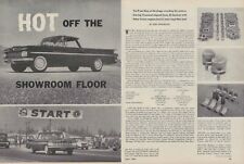 1959 Chevy El Camino Vintage Magazine Road Test Article Ad Tri Power 348 4bbl 59