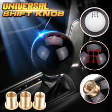 Universal 5 Speed Car Mt Manual Round Ball Gear Shift Knob Shifter Stick Lever