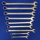 Vintage Mac Tools Usa 9pc Standard Size 38- 78 Sae Combination Wrench Set Cl